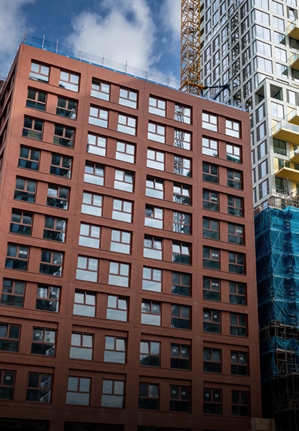 Außenansicht des Bauprojekts SPOT in Amsterdam (Foto)